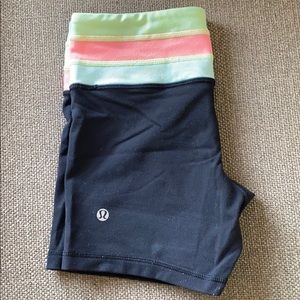 Lululemon wunder under shorts